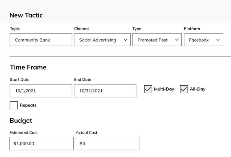 Marketing Calendar Software