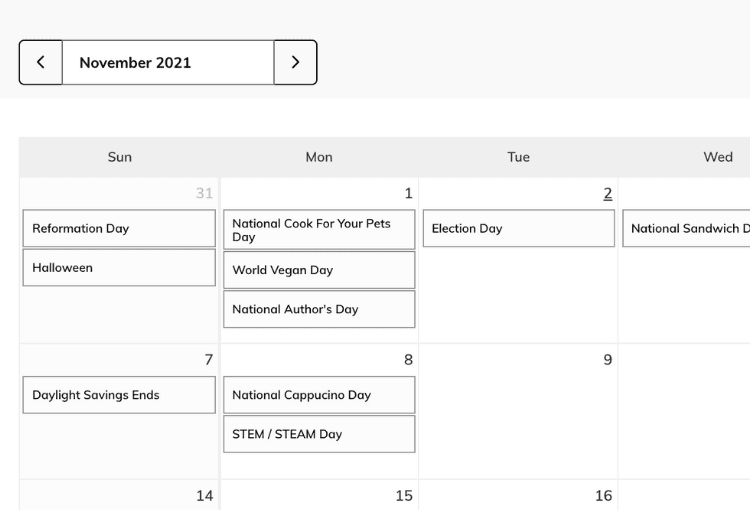 Marketing Calendar Software
