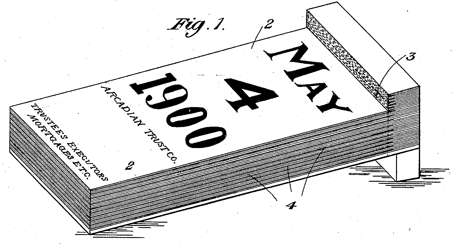 US669959-drawings-page-1 William Leigh calendar patent copy